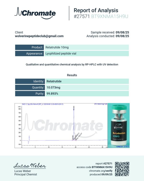 Wolverine Flash Pack - Retatrutide 10mg - Image 3