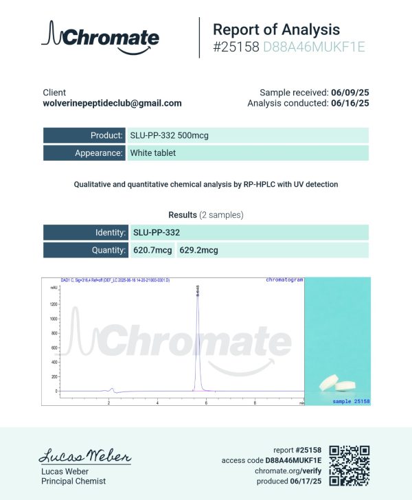SLU-PP-332 500mcg - Image 2