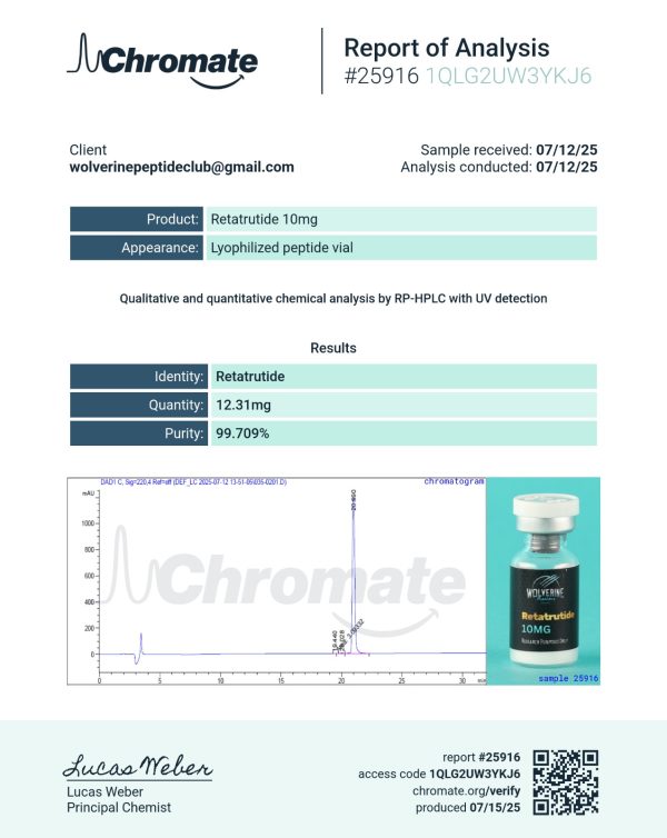 Wolverine Flash Pack - Retatrutide 10mg - Image 3