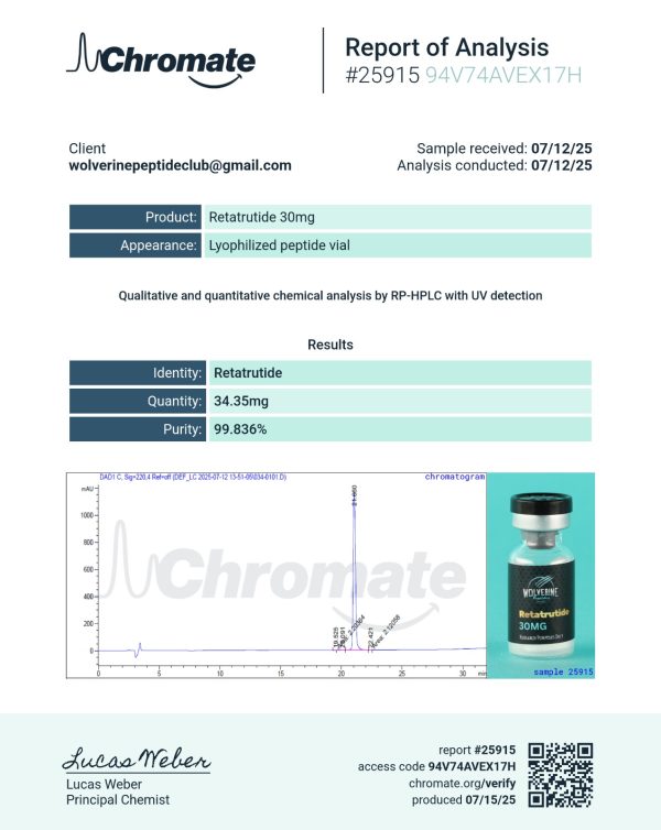 Wolverine Flash Pack - Retatrutide 30mg - Image 2