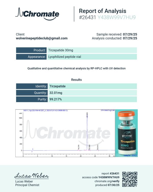 Wolverine Flash Pack - Tirzepatide 30mg - Image 2